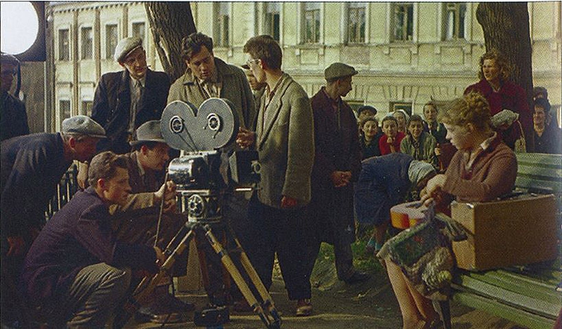 Редкие кадры со съемочных площадок советских фильмов 