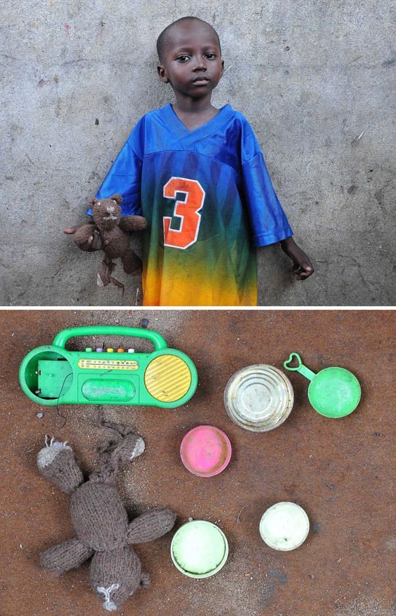 Дети из трущоб и их любимые игрушки