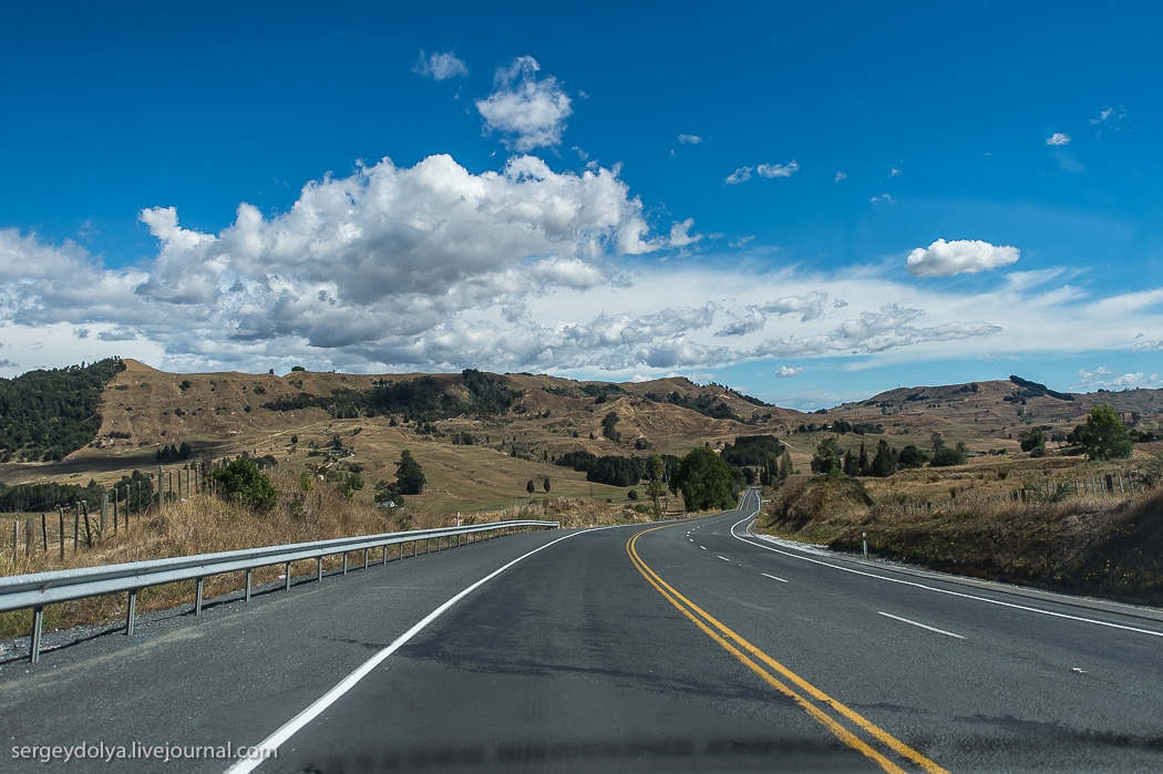 Красота пейзажей Новой Зеландии 