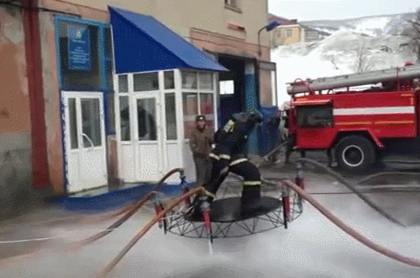 Полет пожарного Полет пожарного