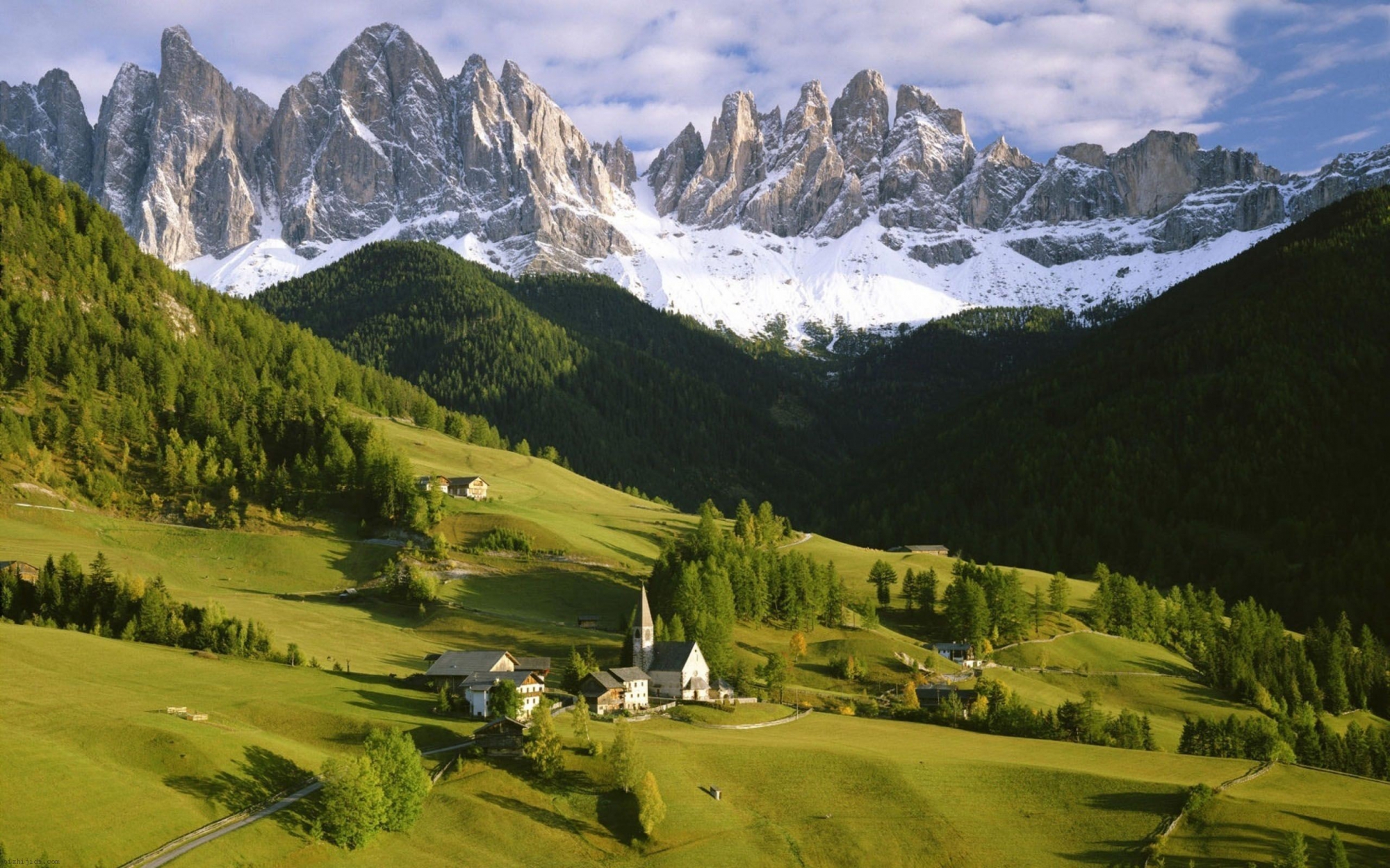 Val di Funes, Dolomites, Italy без смс