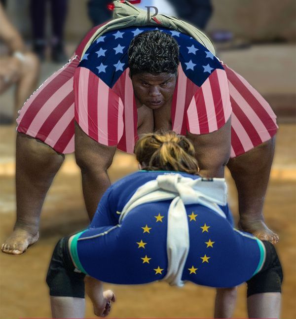 США против Европы