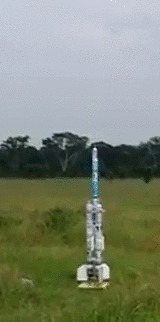 Acceleron V: двухступенчатая водяная ракета
