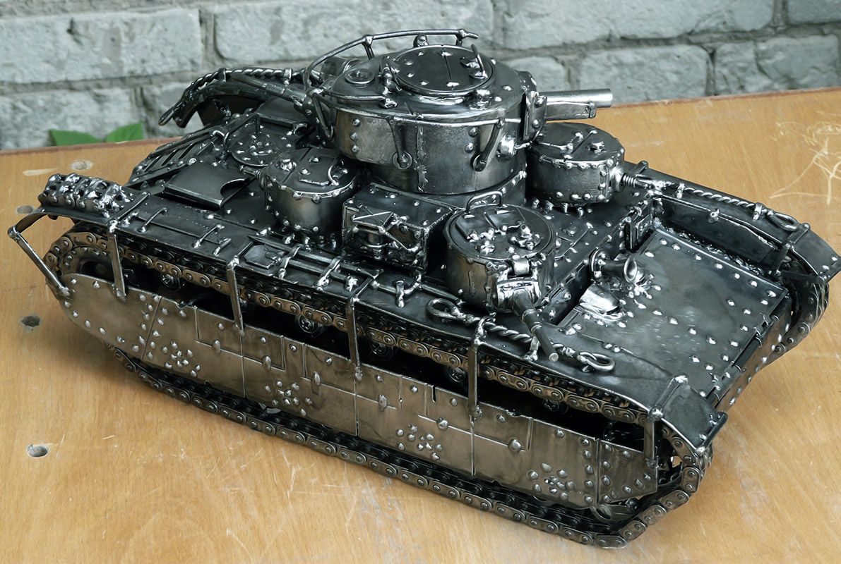 Модель танк своими руками