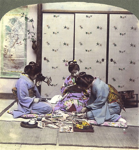 Стереографии жизни в Японии конца 19 века