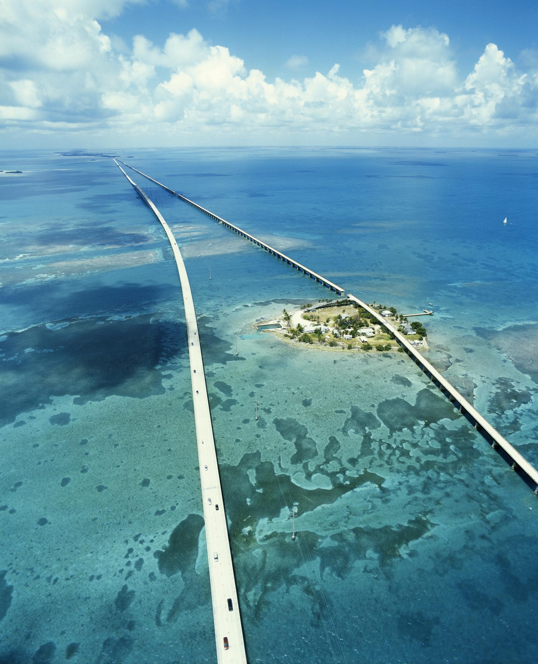 Путешествия через океан. Флорида-кис (США). Острова Флорида кис. Архипелаг Флорида-кис. Семимильный мост Флорида-кис.