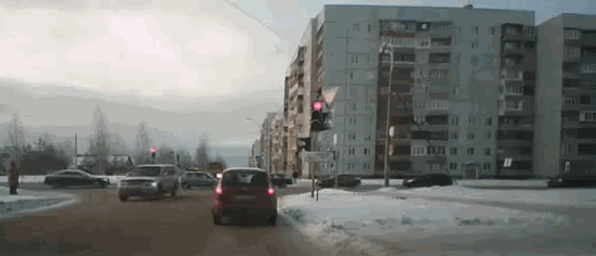 Подборка ситуаций на дорогах  в гифках Подборка ситуаций на дорогах  в гифках