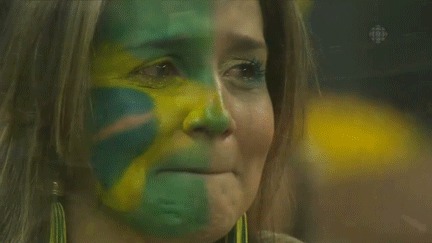  Слёзы фанатов сборной Бразилии
