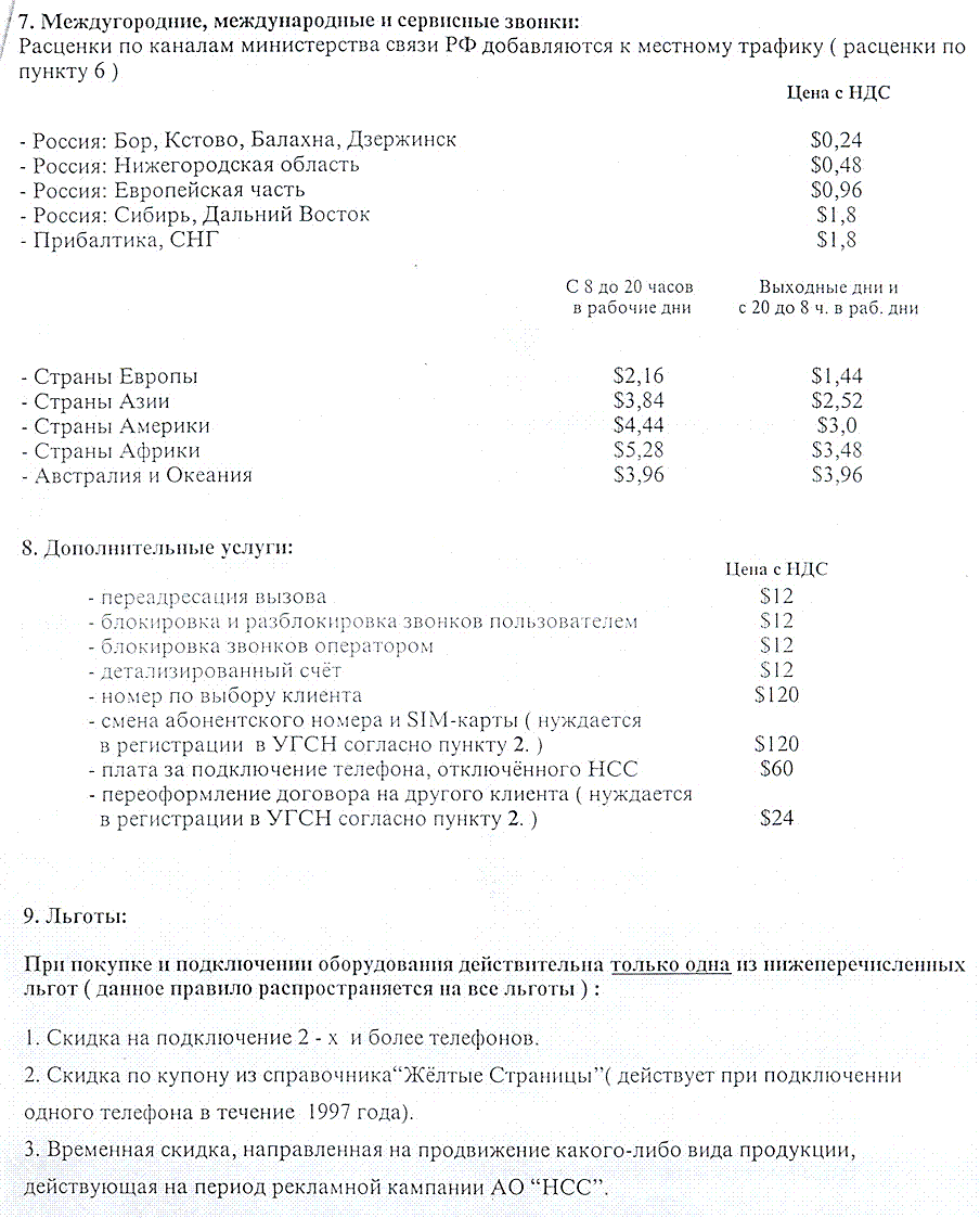 Цены на телефоны и GSM связь далекого 97г.