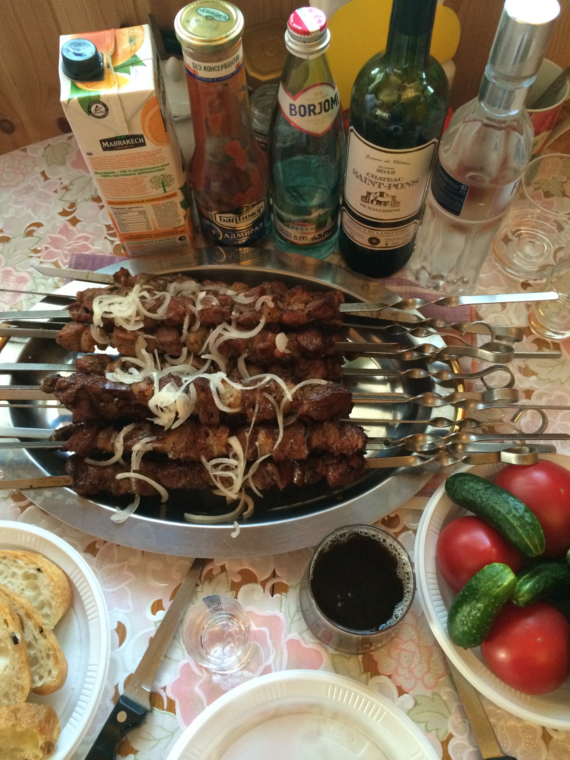 Думба джигар - узбекский шашлык из печени + шашлык из парного барашка
