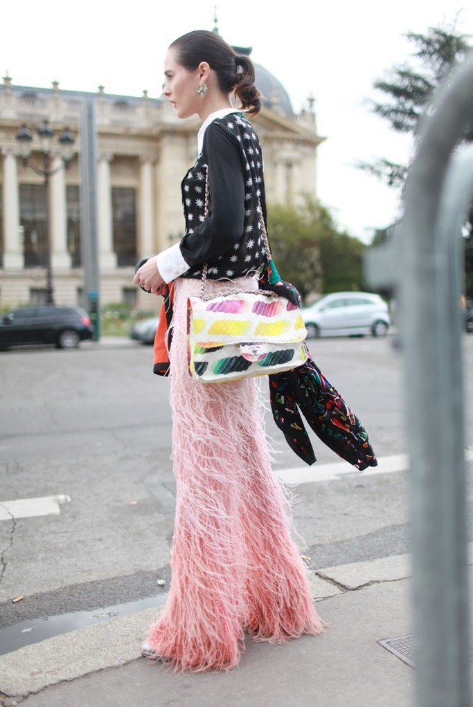 Уличный стиль на Парижской неделе Haute Couture Fall 2014