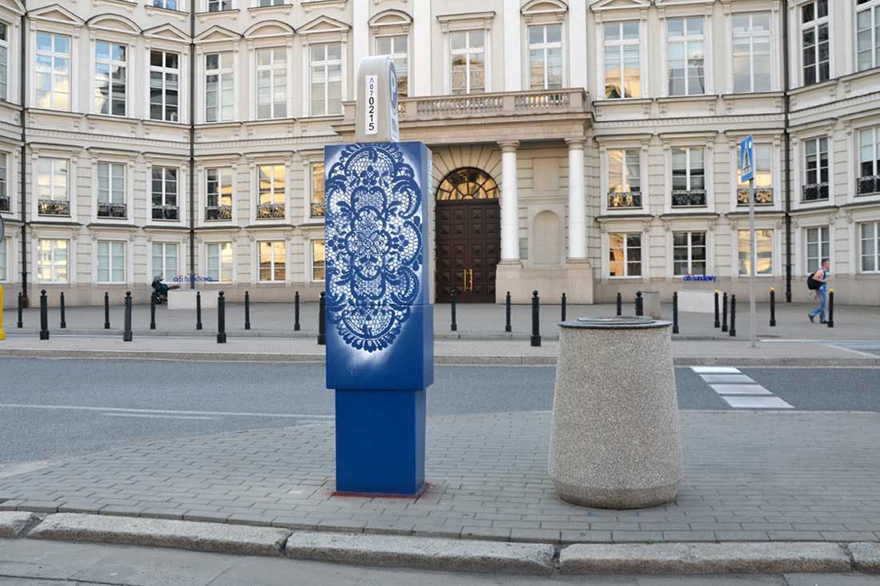 Польский художник охватывает улицы города в кружева