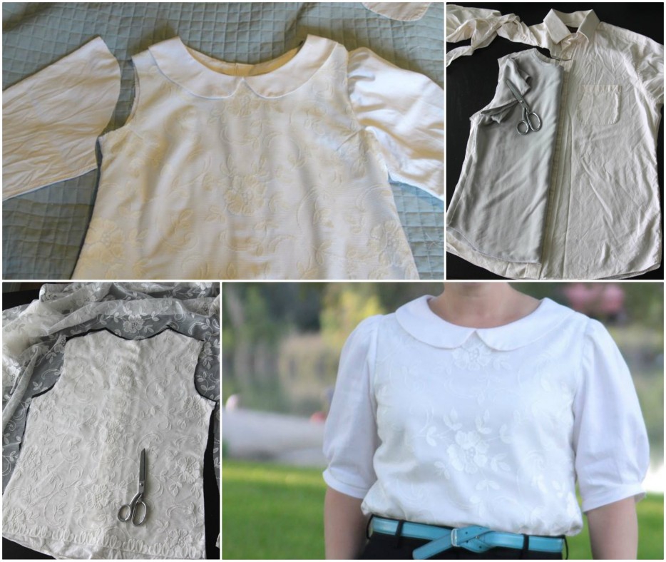 Переделка старой одежды своими руками до и после
