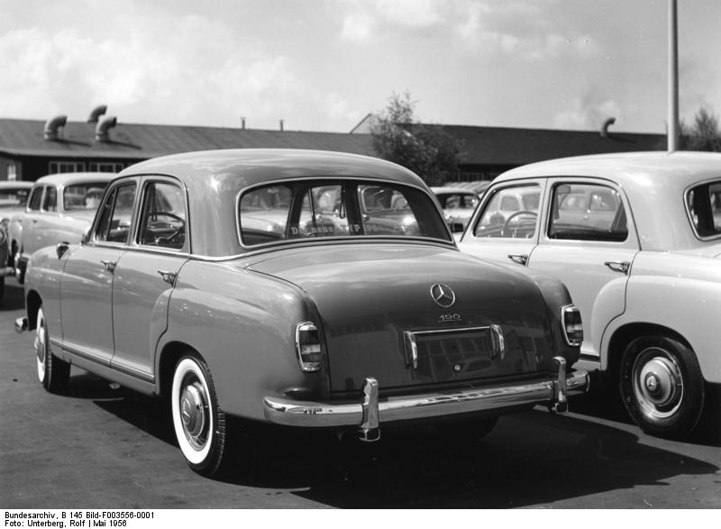 Как собирали Mercedes в середине прошлого века
