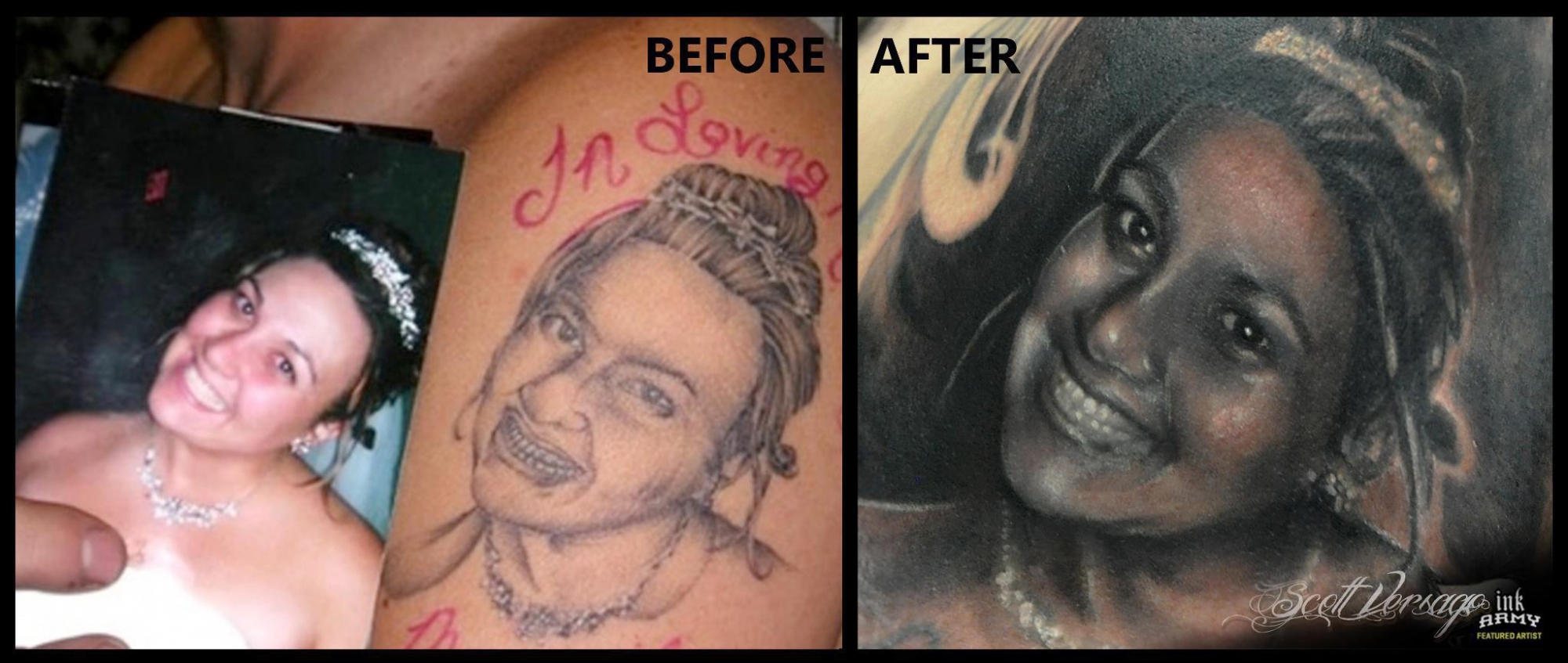 Как исправить неудачную татуировку