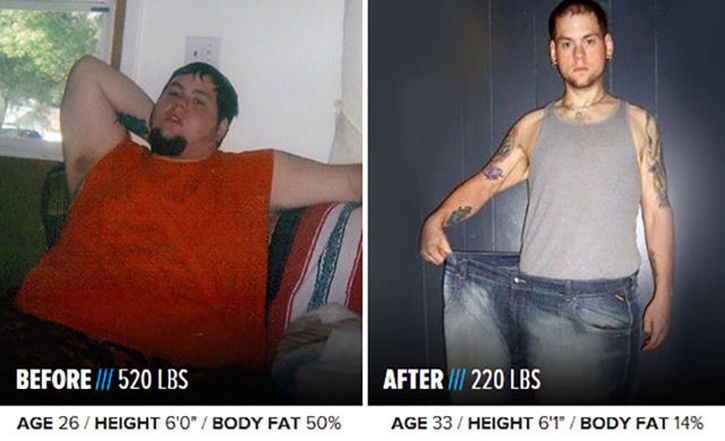 Люди, которые похудели: до и после