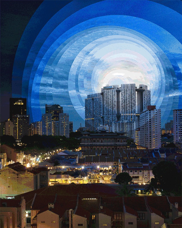 Гипнотические GIF-изображения азиатских мегаполисов
