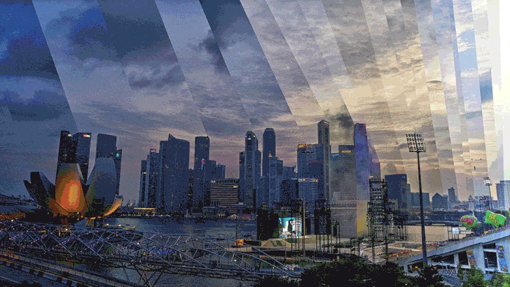 Гипнотические GIF-изображения азиатских мегаполисов