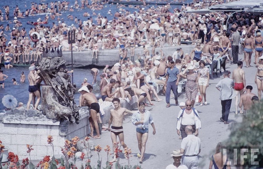 День Нептуна глазами американца. 60е. Фото.