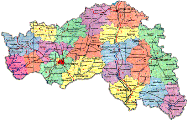 Белгородская область на карте. Карта Белгородской области по районам подробная. Карта Белгородской области подробная. Карта Белгородской области с районами. Координаты белгорода