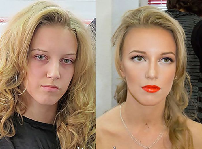 Фото до и после качалки девушки