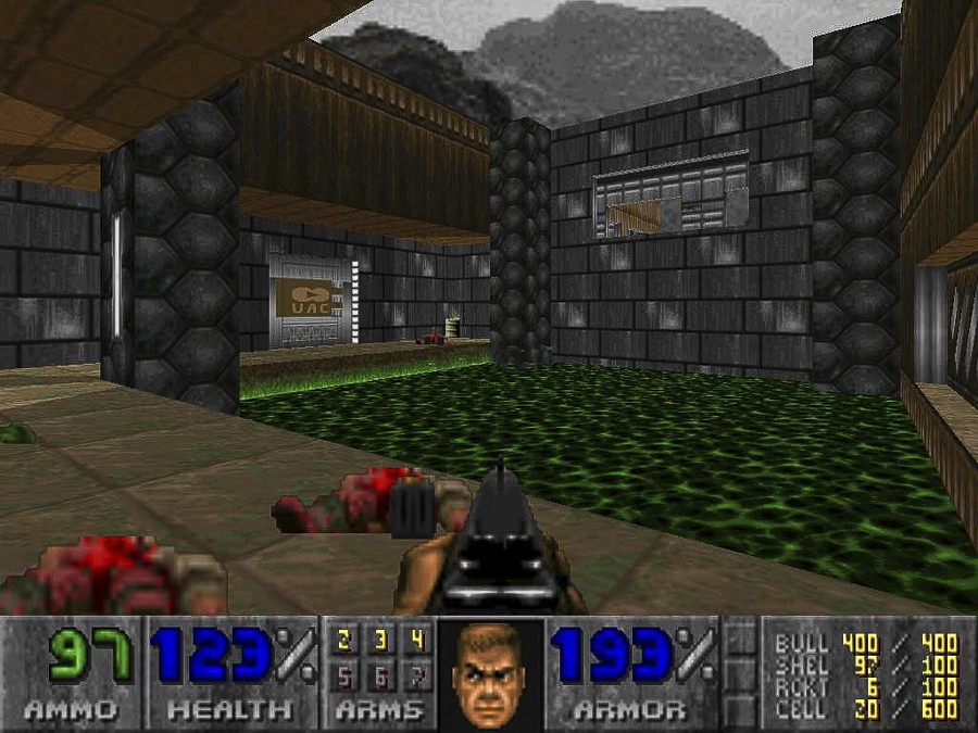 Самый первый том игра. Doom 1.