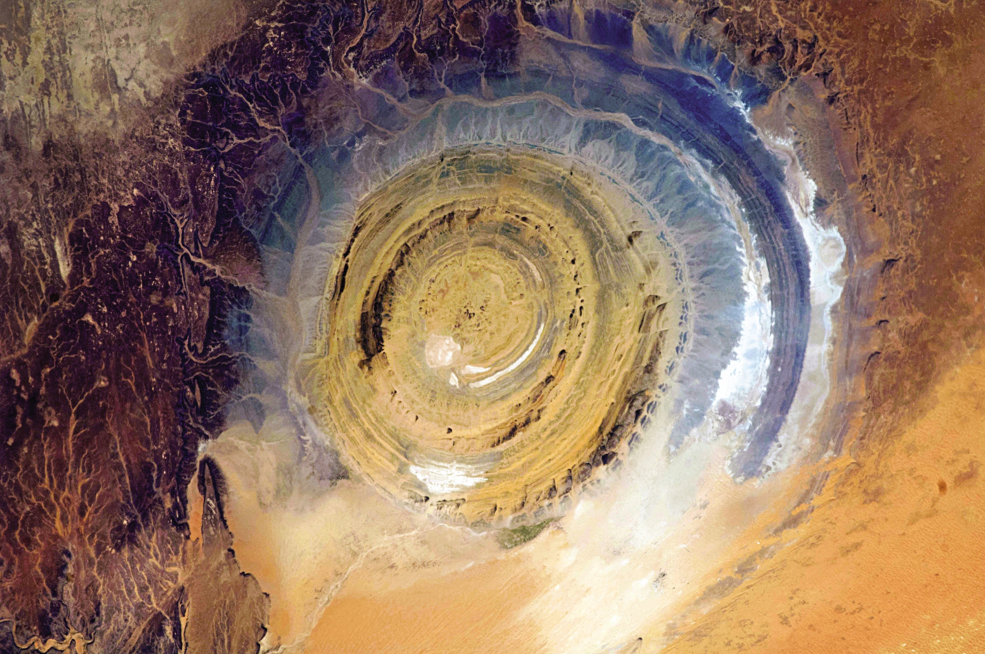 Сахара на глазок. Ришат (глаз Сахары). Мавритания. Структура ришат глаз Сахары. Структура ришат в Мавритании. Мавритания природа ришат.