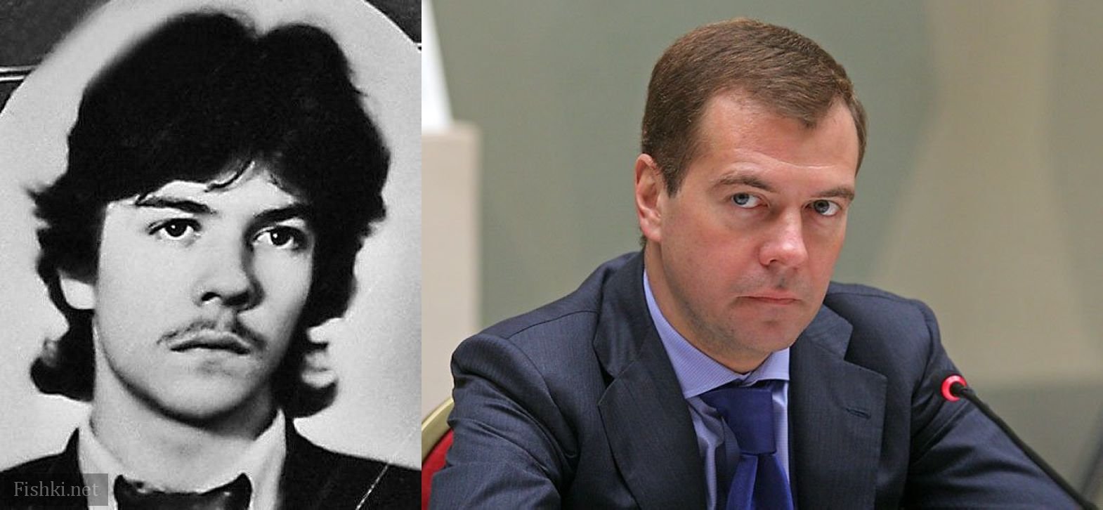 Дмитрий Медведев в молодости