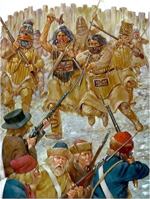 Как русские с индейцами воевали