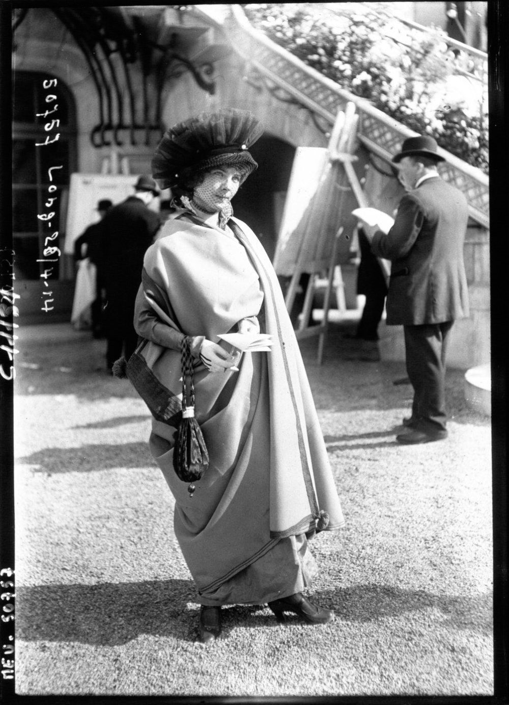 Уличная мода Парижа 1910-1920 годов