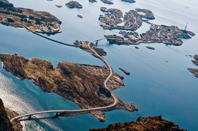 Атлантическая Океаническая дорога в Норвегии