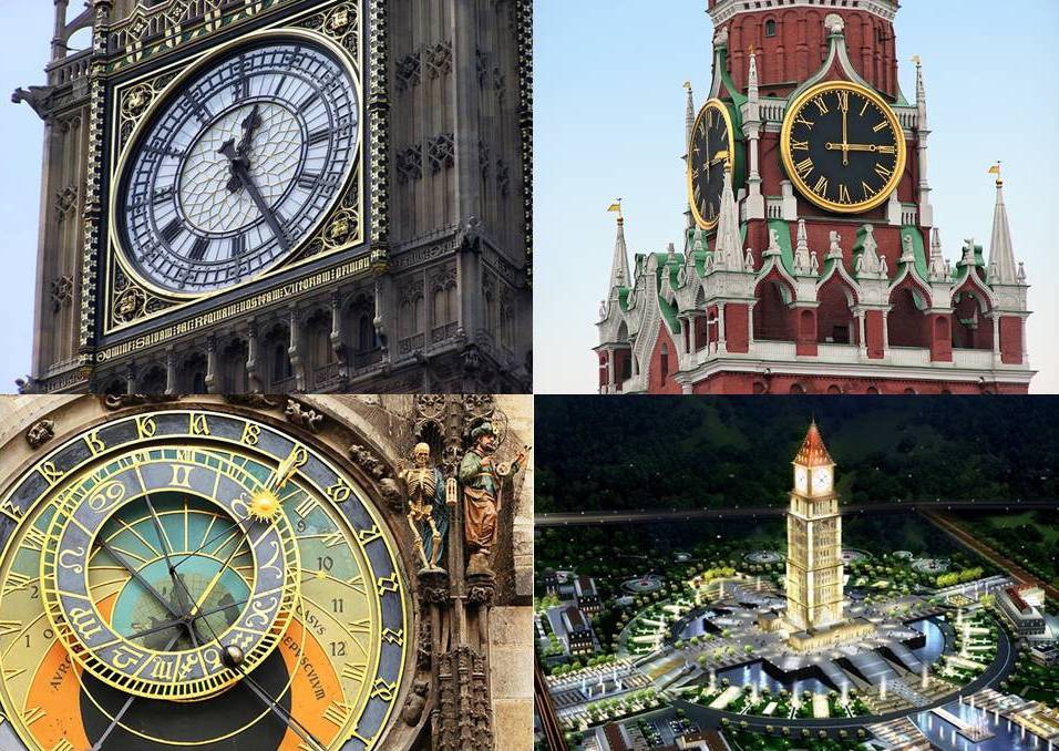 Европа башня с часами
