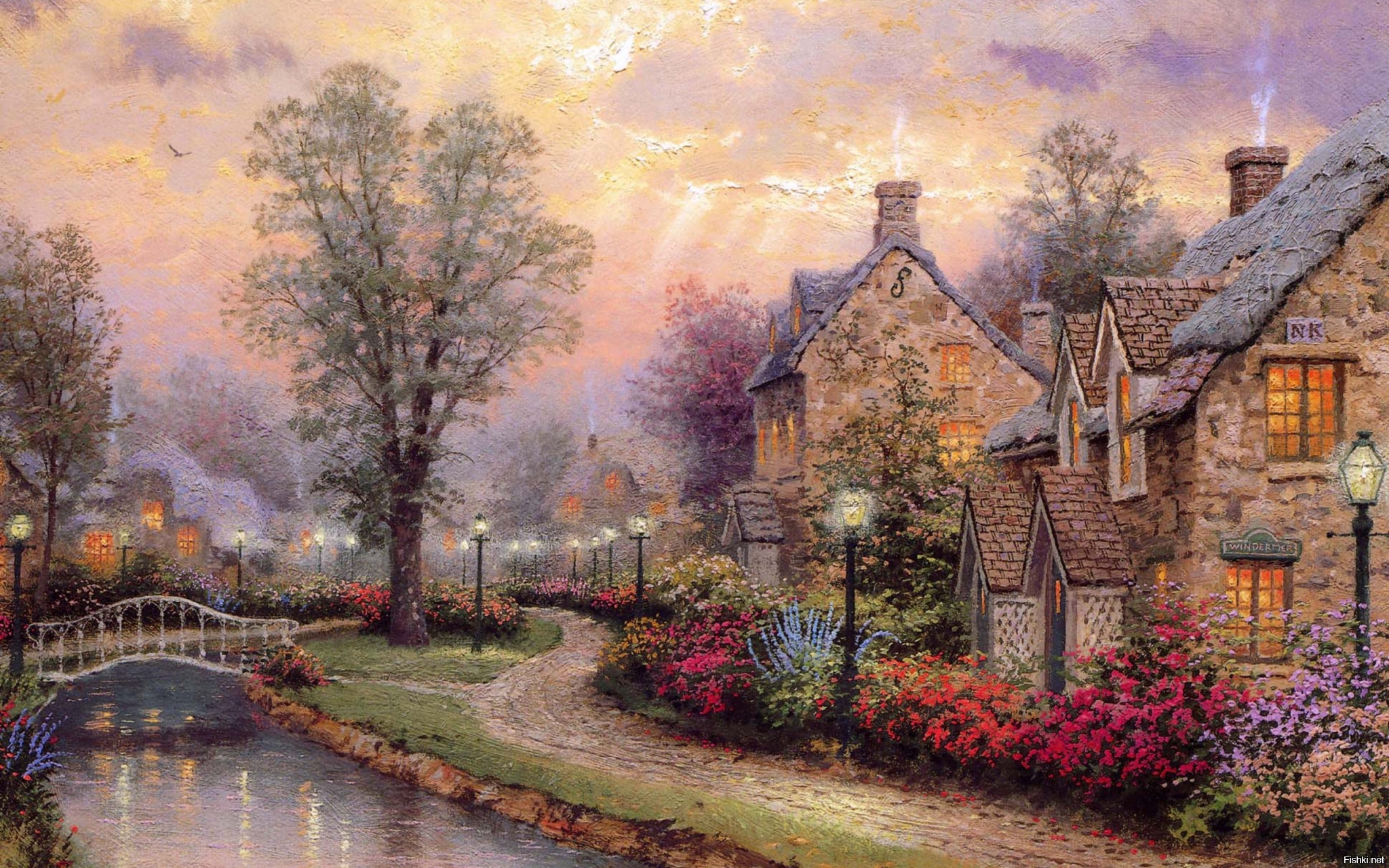 Thomas kinkade картины