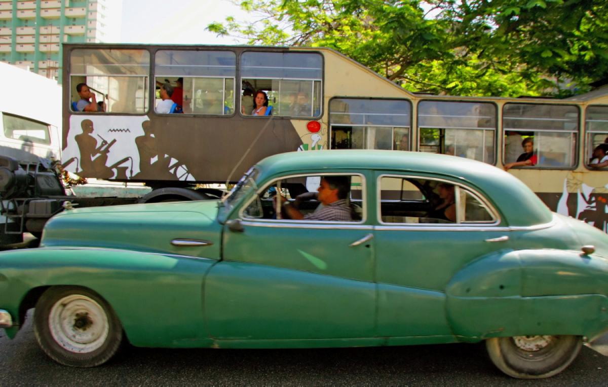 Куба и её ретро автомобили
