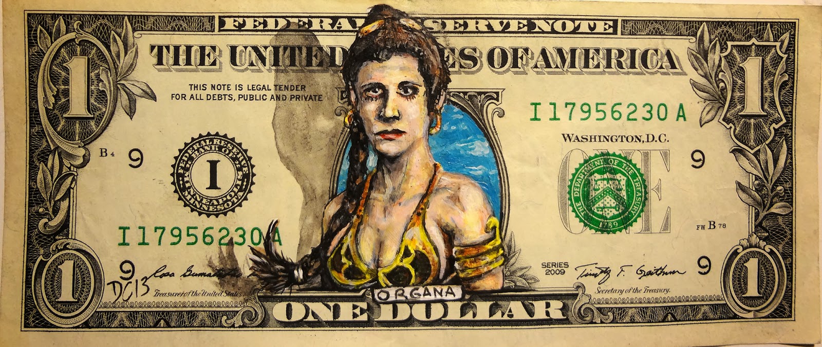 Доллар необычный