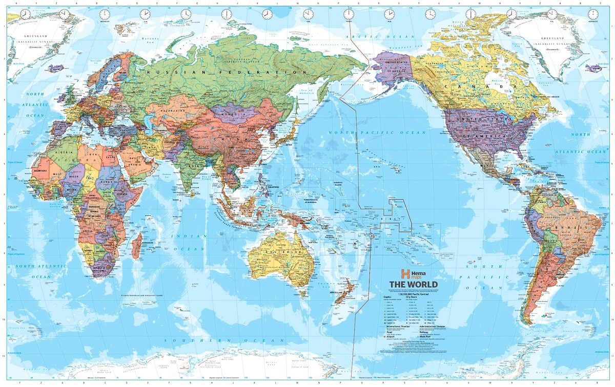 4. Карта мира для Китая 