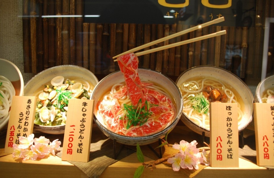 Японская пластиковая еда