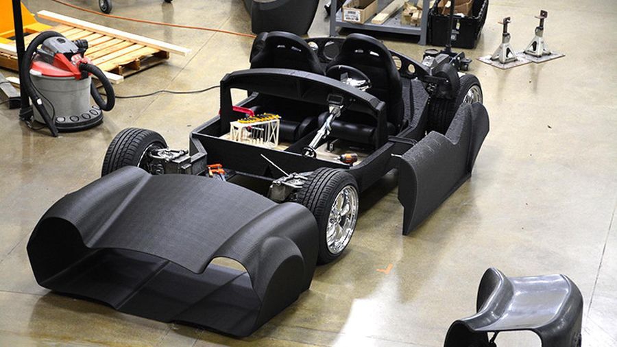 На 3D-принтере распечатали легендарную Shelby Cobra