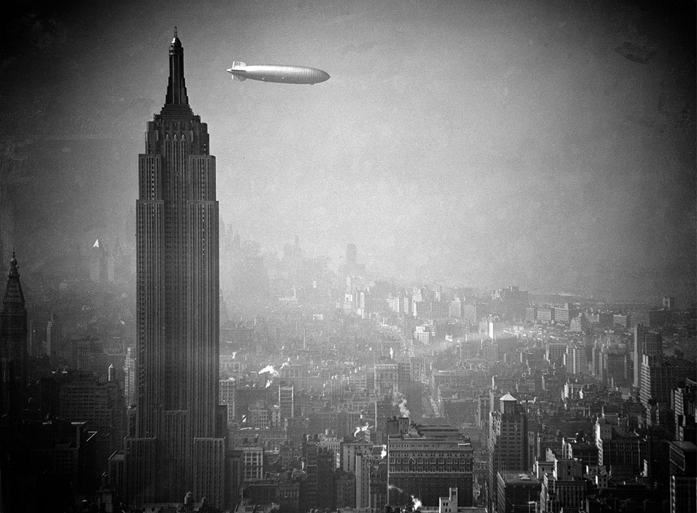 Дирижабль в нью йорке фото