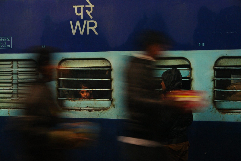 Ночная жизнь индийского вокзала