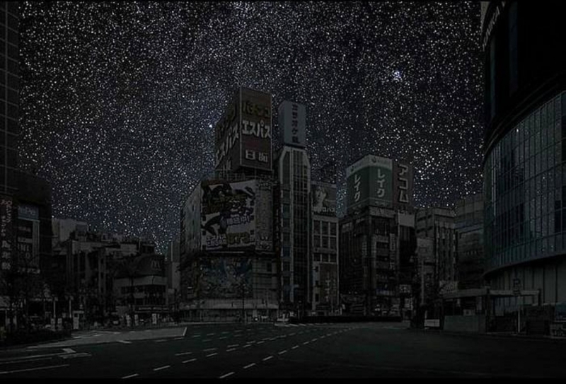 Как выглядят города без света