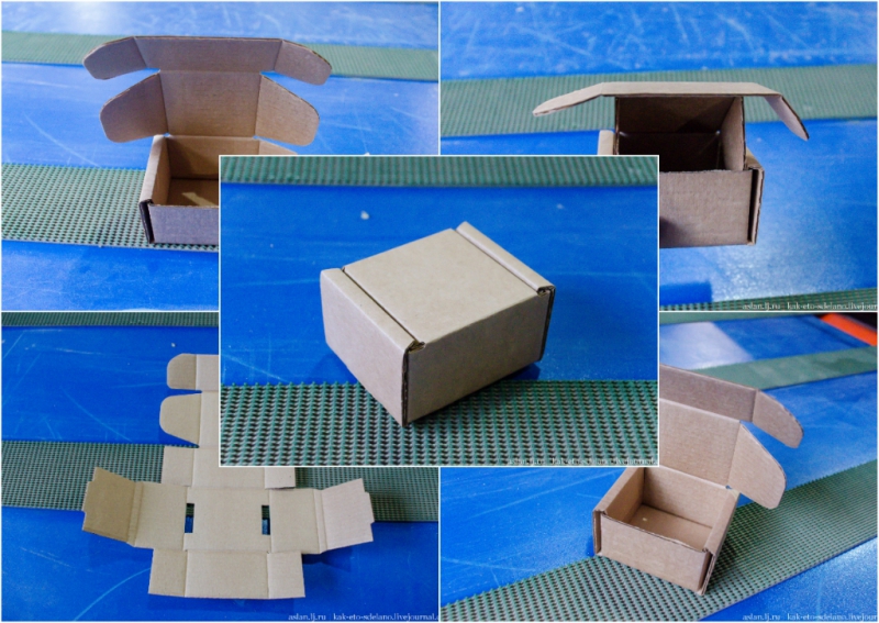 Как делают упаковку из картона