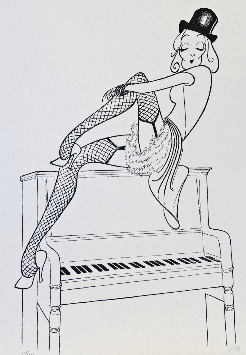 Карикатурист Al Hirschfeld и его "безобидное сумасшествие"