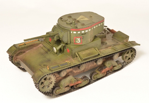 Стендовый моделизм. Сборная модель танка Т-26