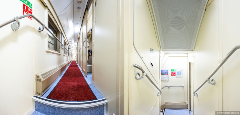 Поездка на двухэтажном поезде Москва - Санкт-Петербург  