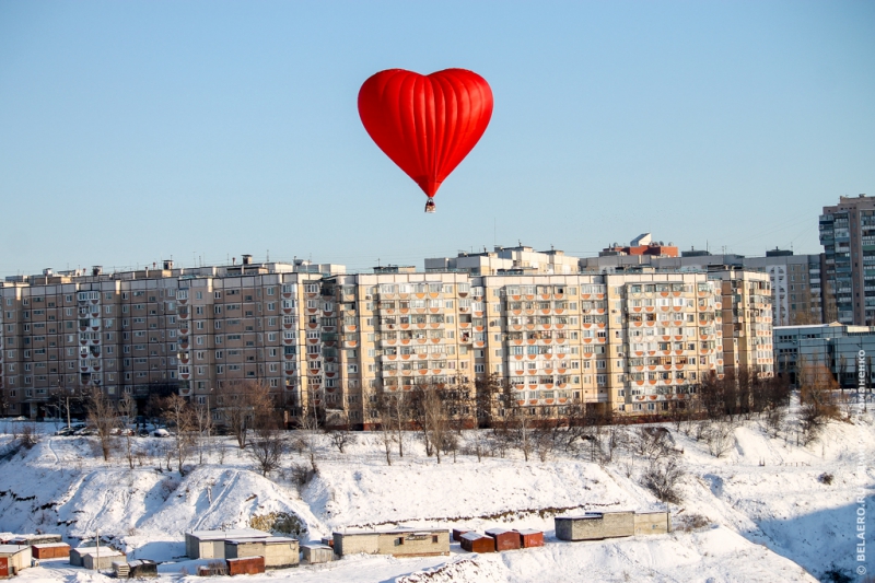 Сердце в небе над Белгородом