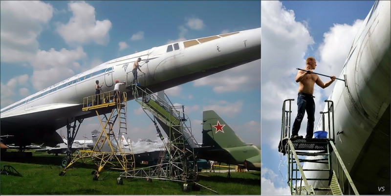 Судьба сверхзвукового Ту-144 СССР-77106