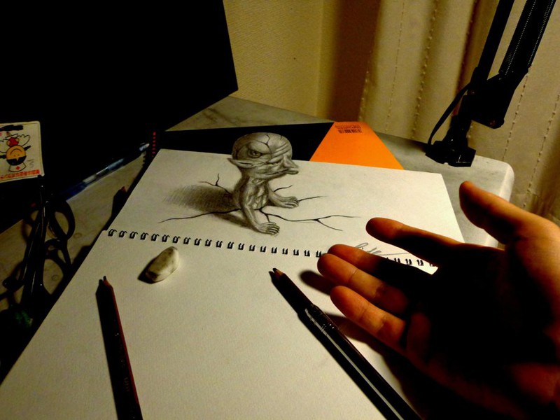 3D рисунки японского художника 