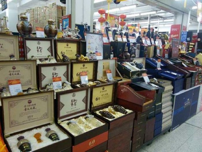 Типичные продукты китайского супермаркета