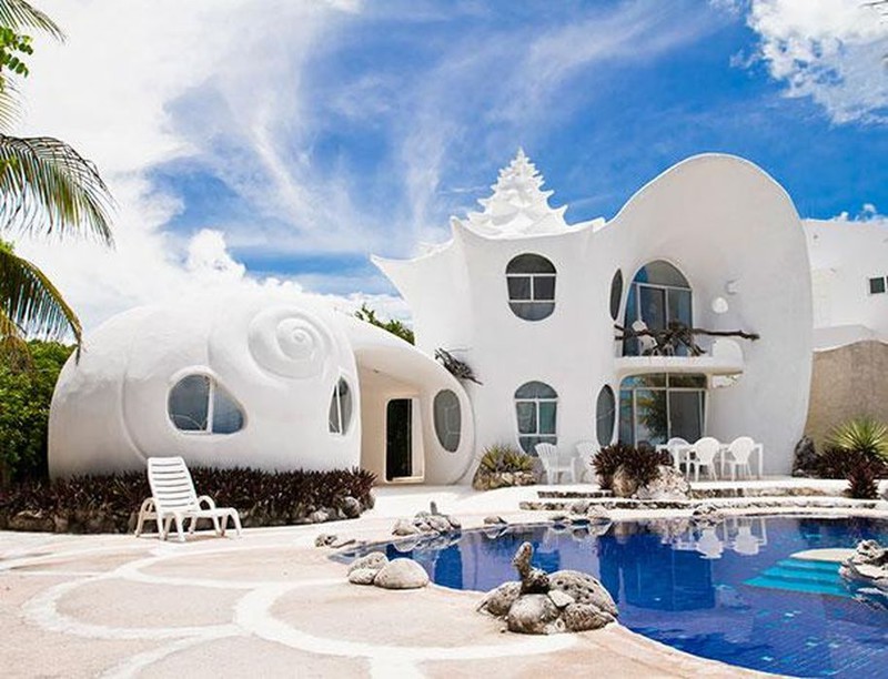 5. Дом-ракушка (Seashell House) в Мексике.